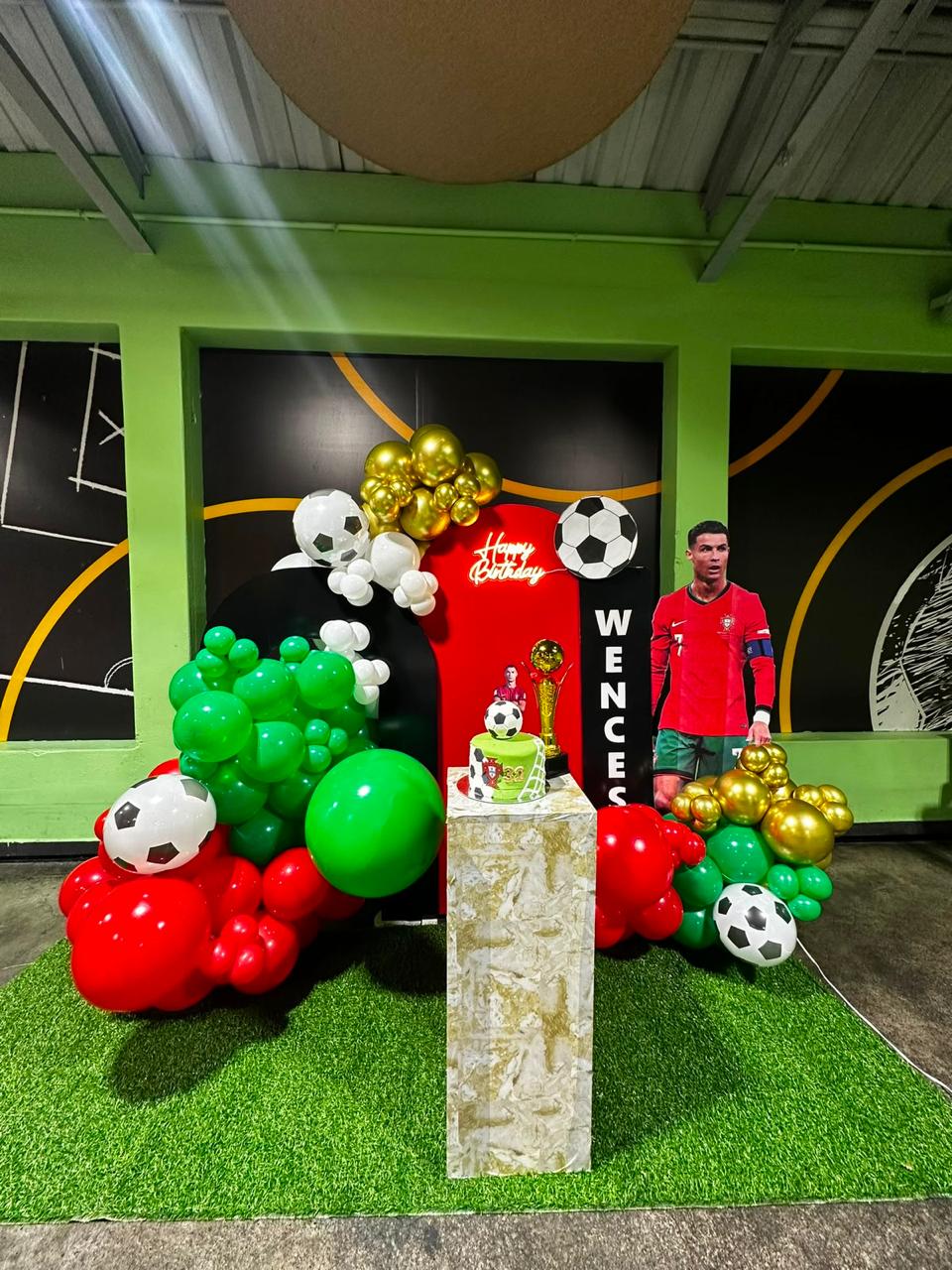 Cumpleaños temático fútbol